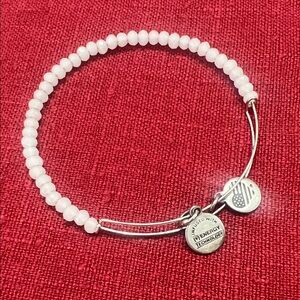 Alex and Ani Energy Bracelet White Beads